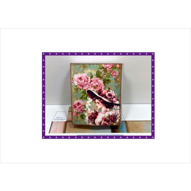 画像4: 洋書風＊BOOK型＊収納BOX＊ヴィクトリア風＊4種セット＊初めてさんにも☆ オリジナル