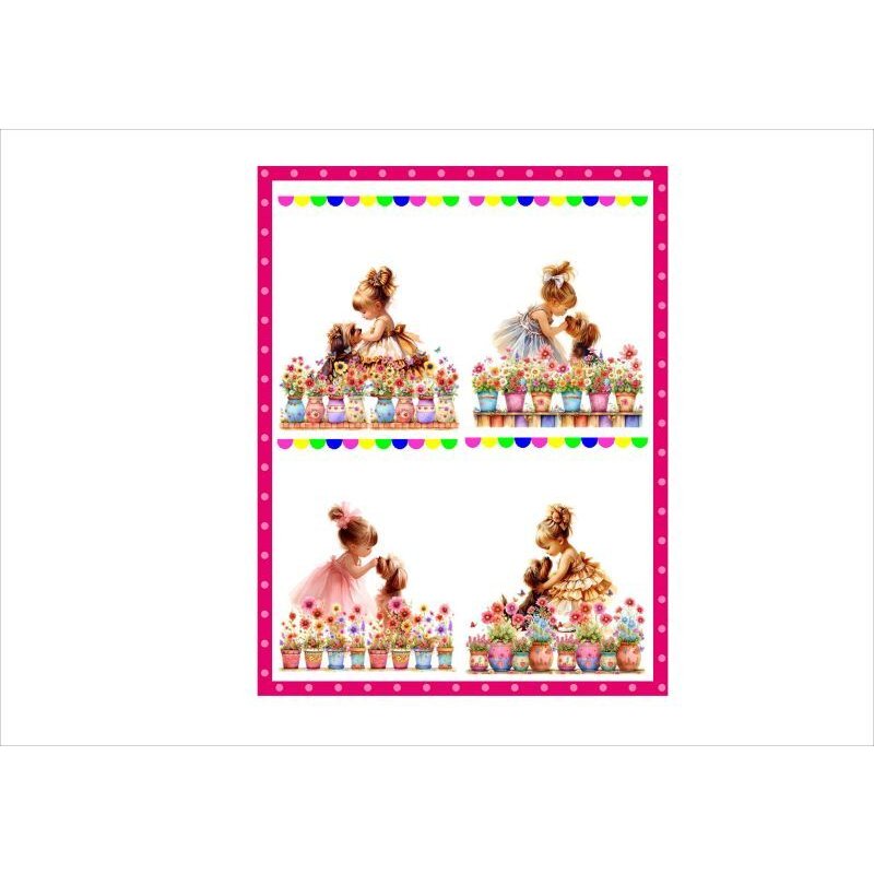 画像7: ベストフレンド＊なかよし＊女の子とワンコ＊メモ帳＊32枚＊オリジナル