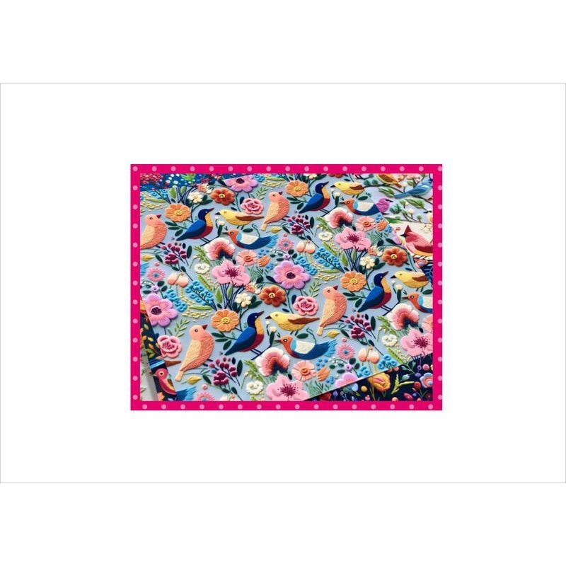 画像4: ミニ折り紙＊刺繍＊鳥＊バード＊ペーパーセット＊16枚＊オリジナル