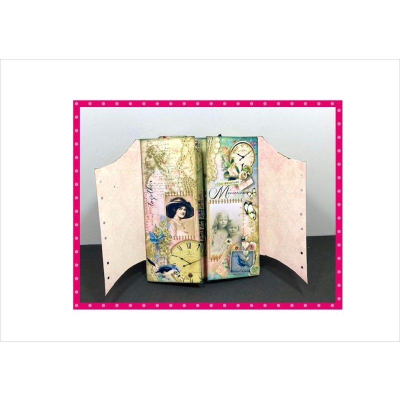 画像7: パタパタ♪オールウェイズ＊ブラッズ＆丸カン＊作り方付き♪折りたたみBOOK＊ジャンクジャーナル＊素材セット＊ オリジナル