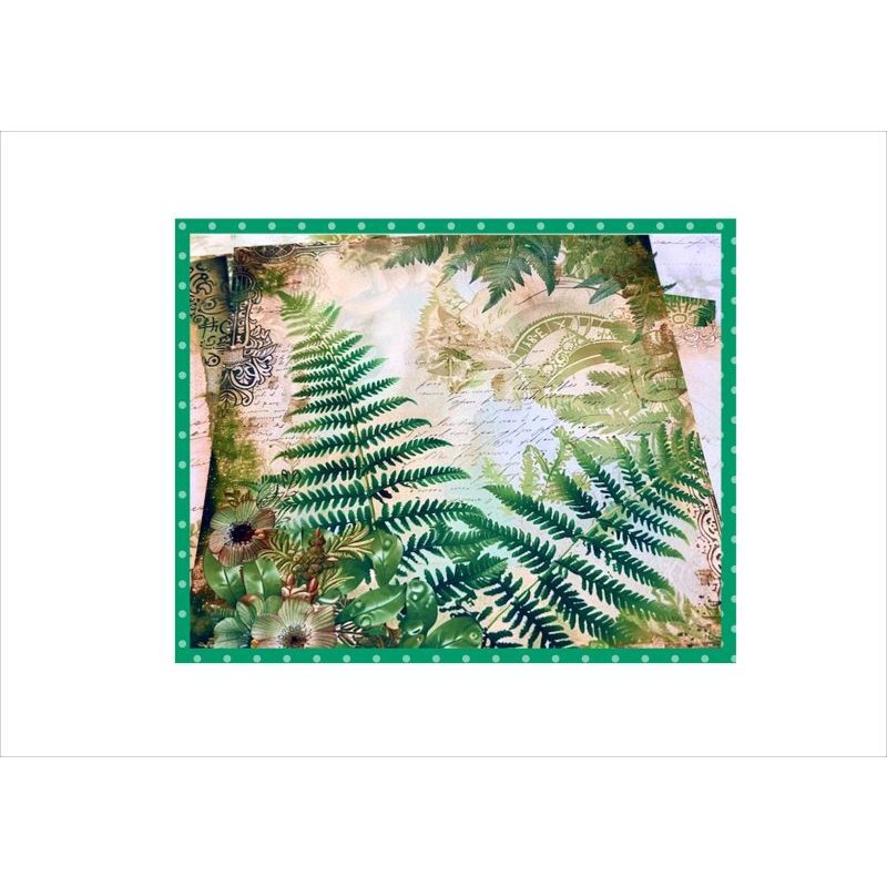 画像3: アンティーク＊大きめ折り紙＊リーフ＊正方形＊ペーパーセット＊柄違い18枚＊オリジナル