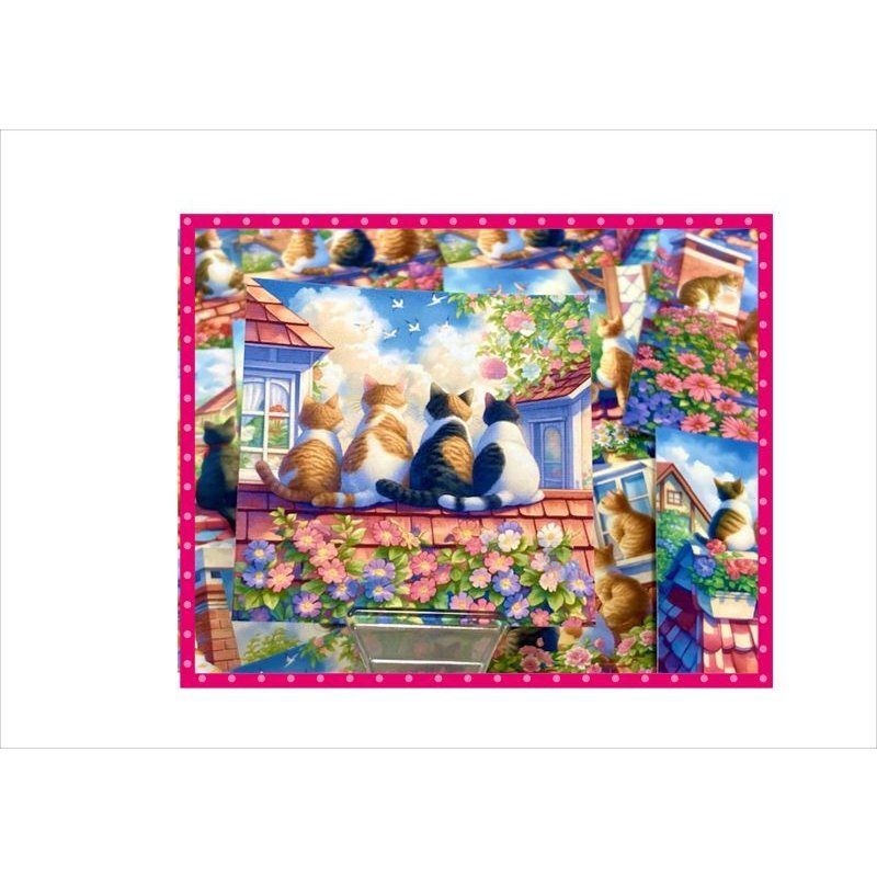 画像6: カットシール＊仲良しねこ＊うしろ姿が可愛い＊20枚＊オリジナル