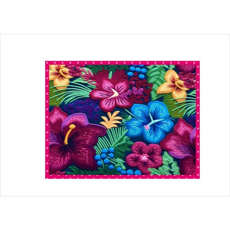 画像5: ミニ折り紙＊刺繍＊ハイビスカス＊ペーパーセット＊16枚＊オリジナル