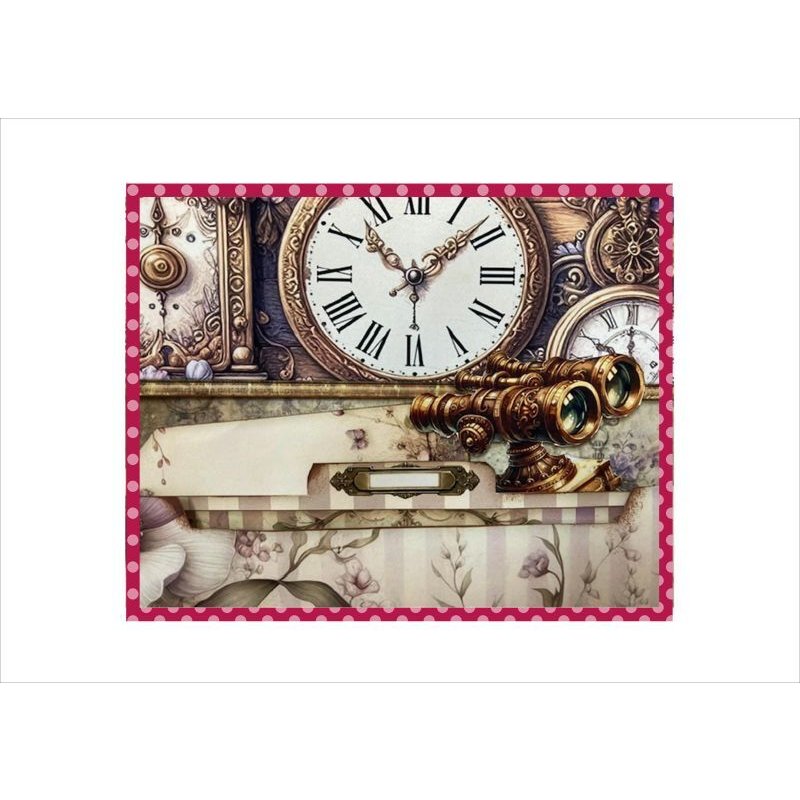 画像8: スチームパンク＊オシャレなバッグ式＊丸柄マジックテープ付き＊ジャンクジャーナル＊素材セット＊ オリジナル