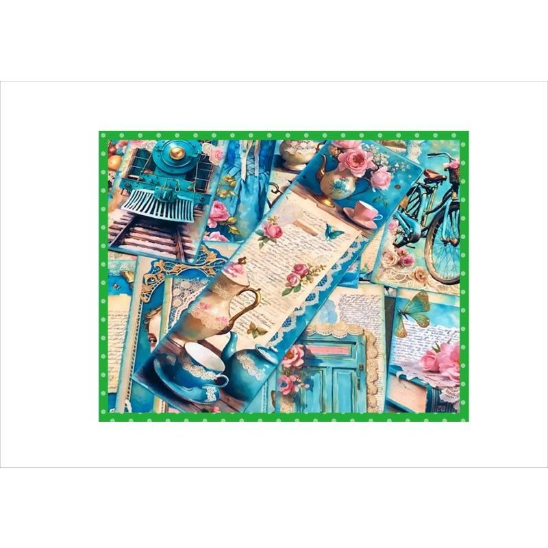 画像9: ヴィクトリア風＊ブックマークやタグに♪＊アンティーク加工＊両面印刷＊柄違い25枚＊オリジナル