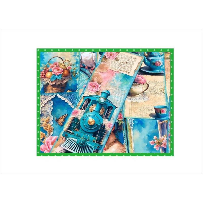 画像6: ヴィクトリア風＊ブックマークやタグに♪＊アンティーク加工＊両面印刷＊柄違い25枚＊オリジナル