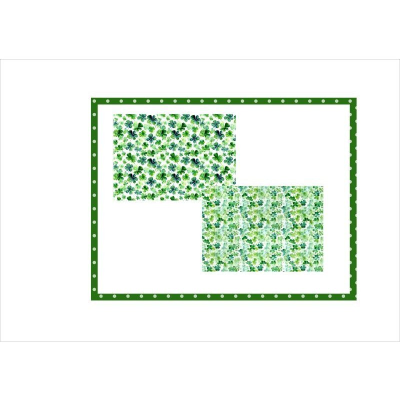 画像7: 幸せのクローバー＊コラージュペーパー＊柄違い4枚＊オリジナル