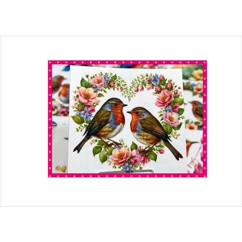 画像7: カットシール＊鳥と花＊36枚＊オリジナル