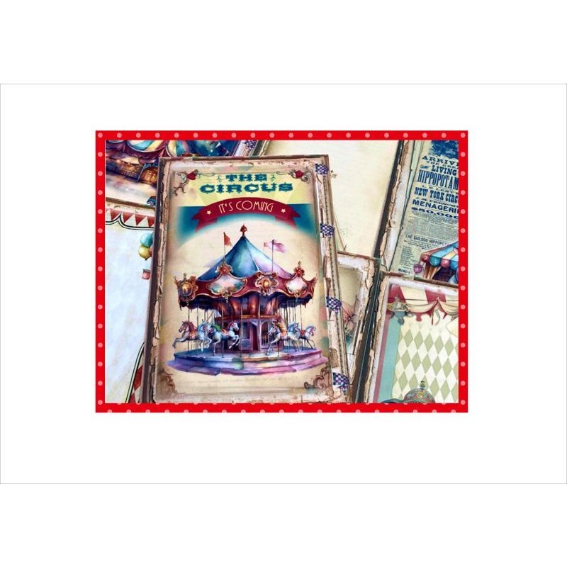 画像3: サーカス＊カードいろいろセット＊42点☆グラシン封筒入り♪素材セット＊ オリジナル
