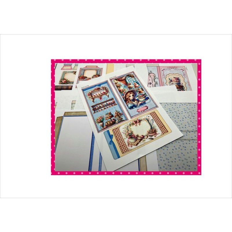 画像4: 洋書風＊レシピ＊ハトメ　オプションあり＊ジャンクジャーナル＊素材セット＊ オリジナル