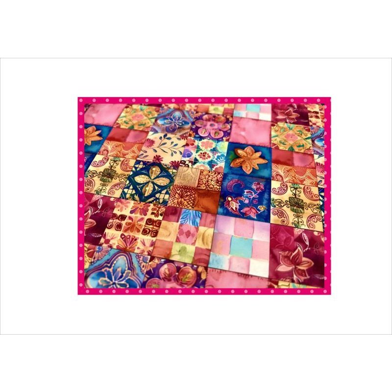 画像3: パッチワーク・カラフル＊コラージュペーパー＊柄違い5枚＊オリジナル