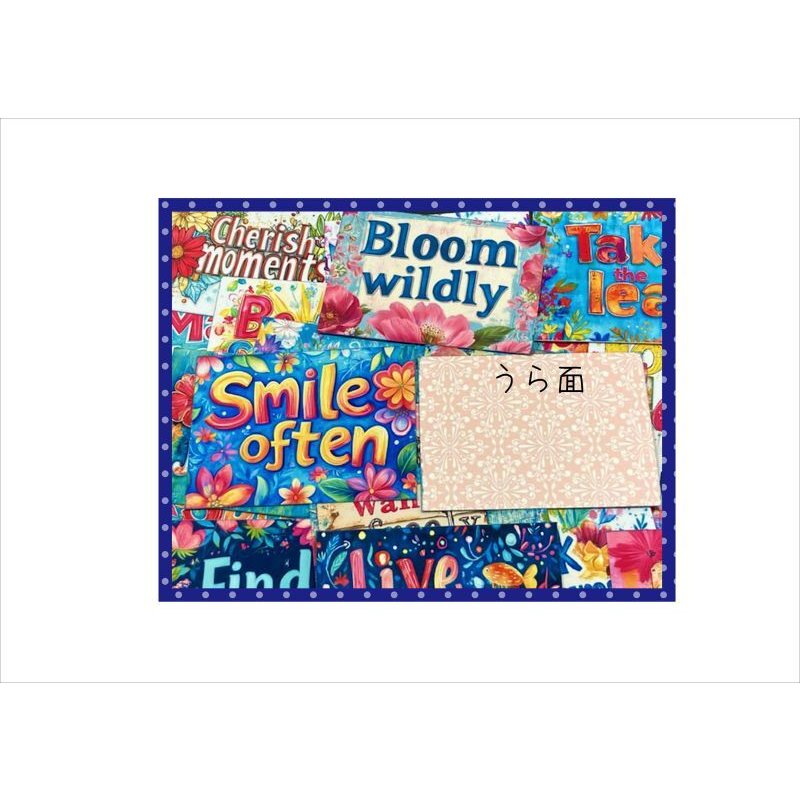 画像12: ハッピーメッセージ＊カード＊タグ＊両面印刷＊36枚分＊オリジナル