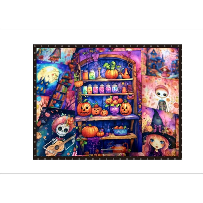 画像4: ハロウィン*カード*グラシン封筒入り*ペーパーセット*柄違い24枚*オリジナル