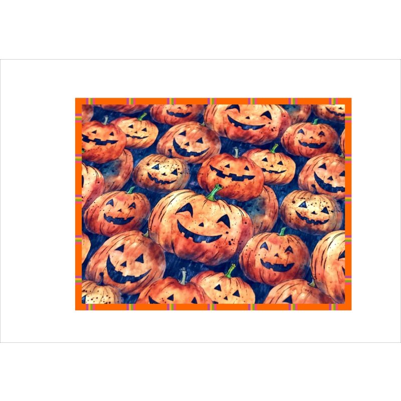 画像3: おばけカボチャ＊ハロウィン＊コラージュペーパー＊柄違い5枚＊オリジナル