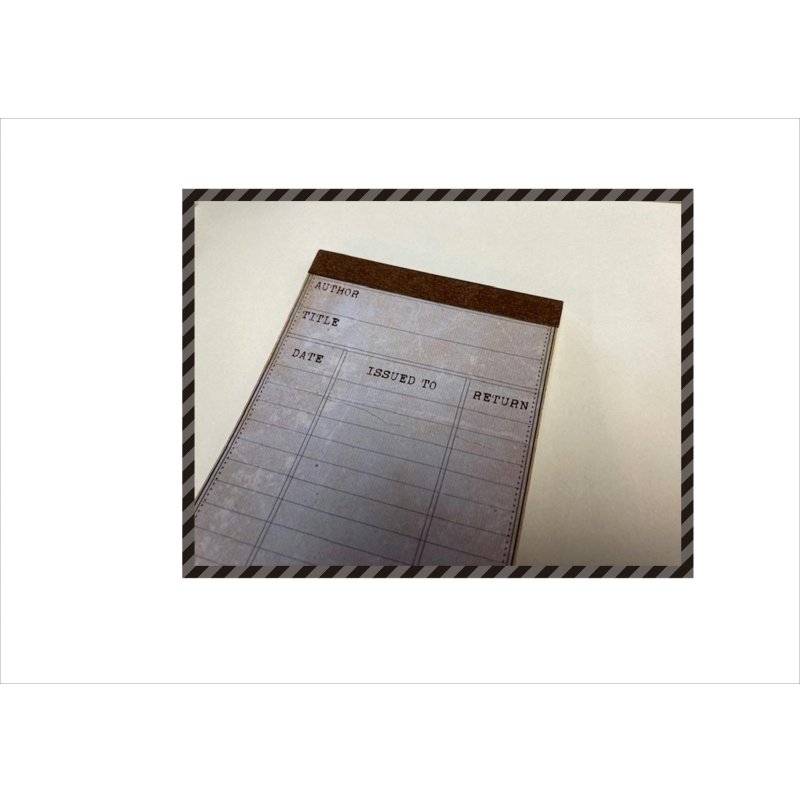 画像11: ライブラリーカード＊図書カード＊メモ帳＊48枚＊オリジナル