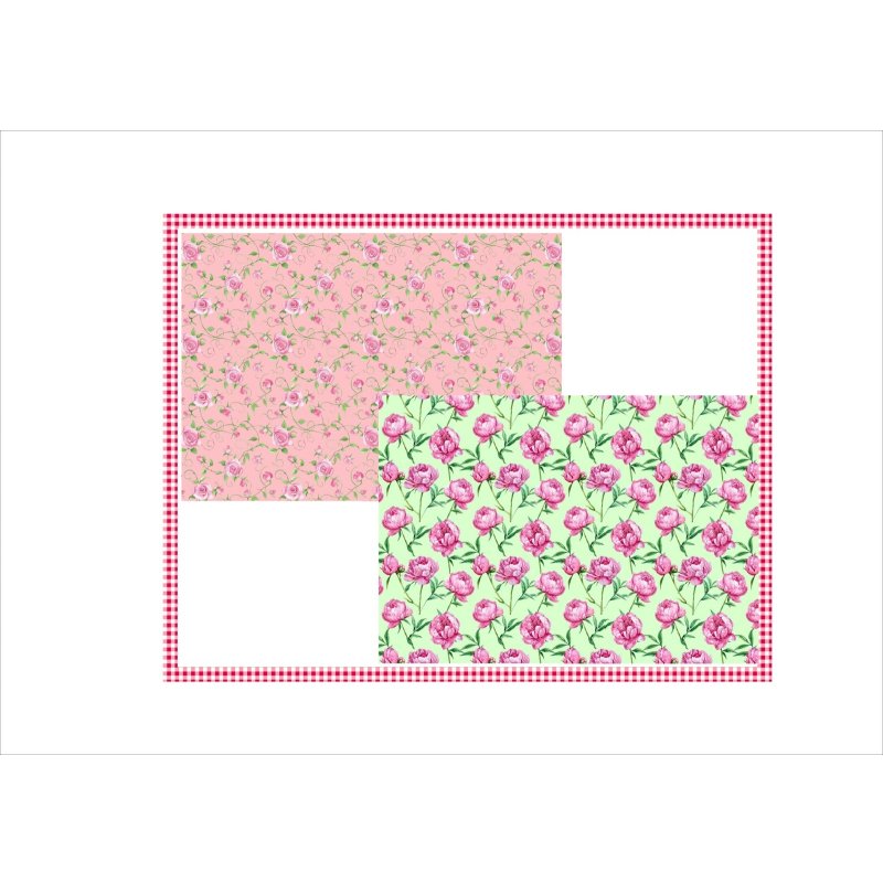 画像9: ローズ＊バラ＊コラージュペーパー＊柄違い5枚＊オリジナル