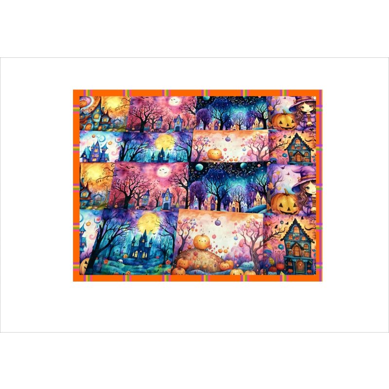 画像14: メモ＊ハロウィン＊ペーパーセット＊両面印刷＊16枚＊オリジナル