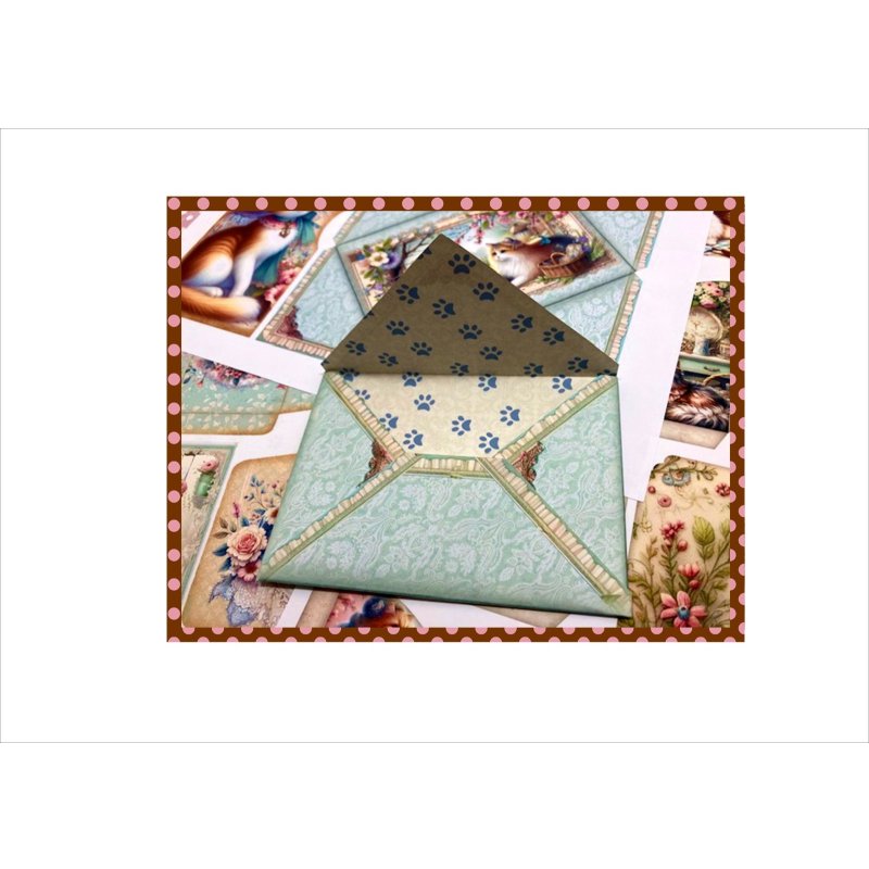 画像10: 素材セット＊おばあちゃんちのネコ＊ジャンクジャーナル＊ オリジナル