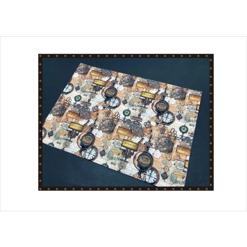 画像4: スチームパンク＊グランジ＊コラージュペーパー＊柄違い5枚＊オリジナル