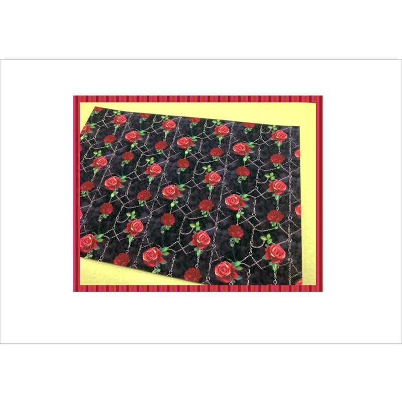 画像10: ゴシックローズ＊コラージュペーパー＊柄違い5枚＊オリジナル