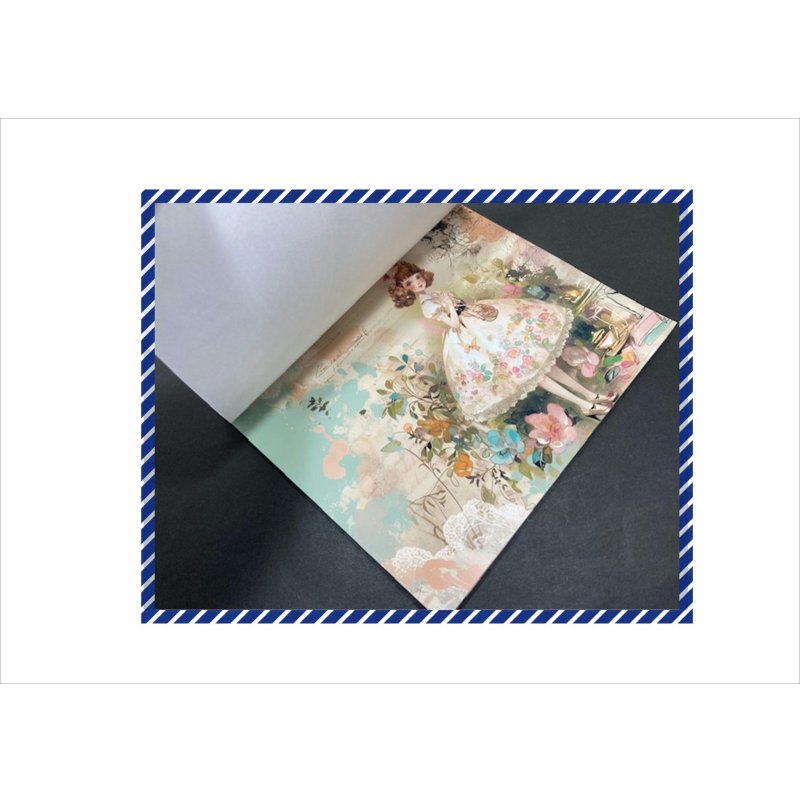 画像6: ティーパーティ＊ペーパーセット＊コラージュペーパー＊柄違い26枚＊オリジナル