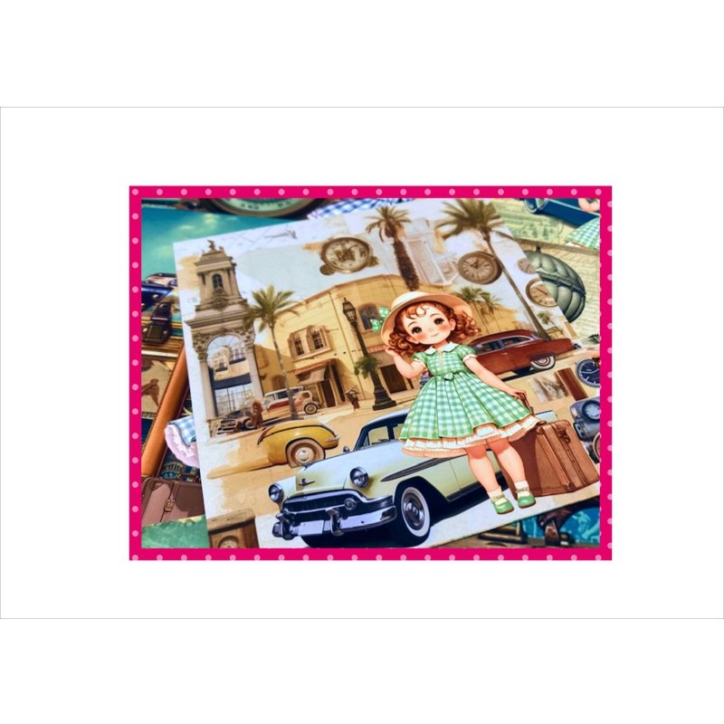 画像4: 旅行の思い出＊カードメモ＊両面印刷＊12枚＊オリジナル