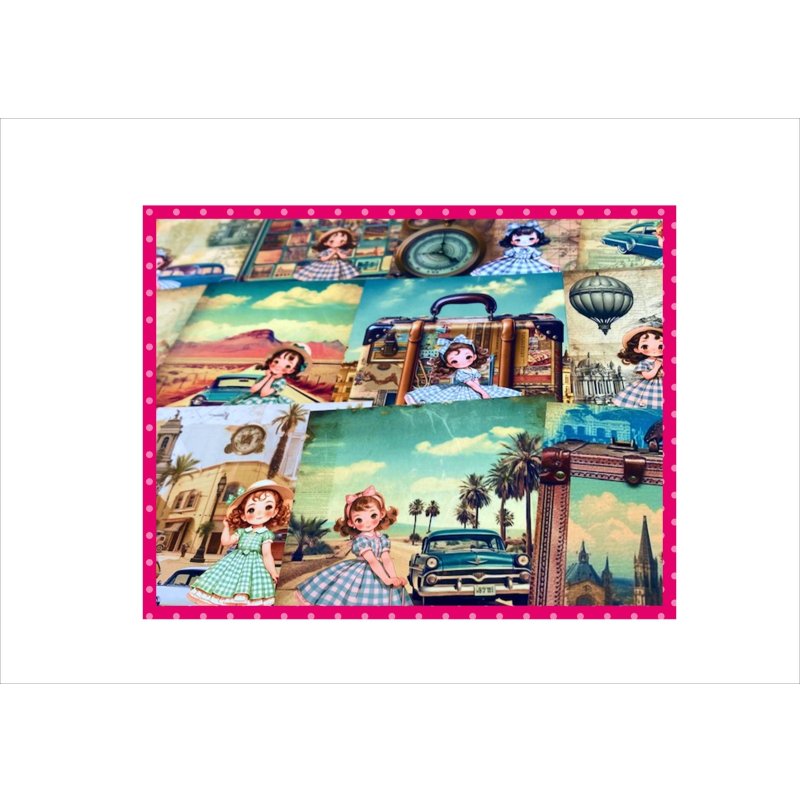 画像3: 旅行の思い出＊カードメモ＊両面印刷＊12枚＊オリジナル