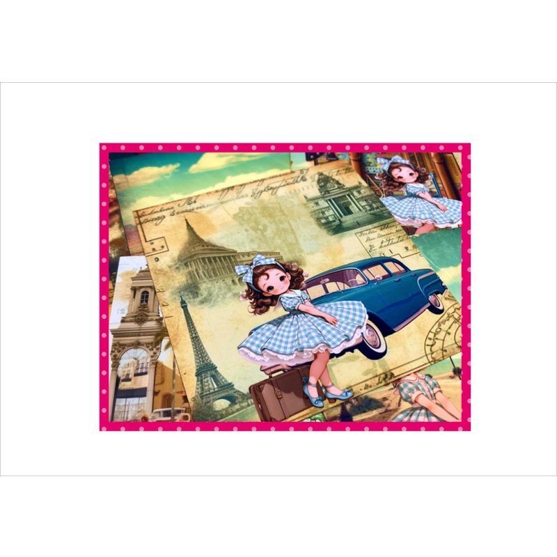 画像8: 旅行の思い出＊カードメモ＊両面印刷＊12枚＊オリジナル