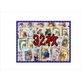 2種のカットシール＊おめかしネコと風船ネコ＊柄違い32枚＊オリジナル
