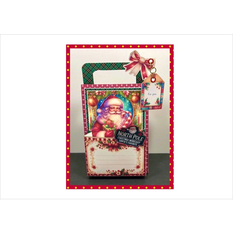 画像4: サンタさんのバッグとカードBOOK＊ジャンクジャーナル＊素材セット＊ オリジナル