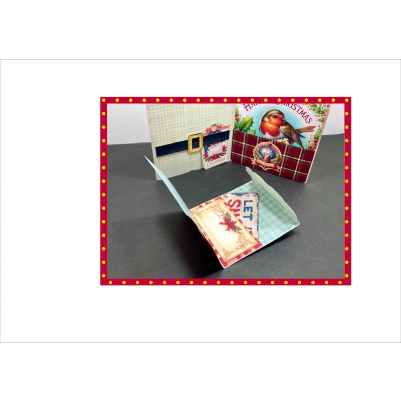 画像10: サンタさんのバッグとカードBOOK＊ジャンクジャーナル＊素材セット＊ オリジナル