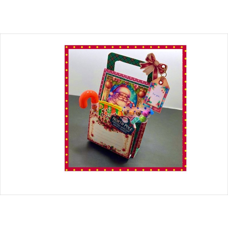 画像14: サンタさんのバッグとカードBOOK＊ジャンクジャーナル＊素材セット＊ オリジナル