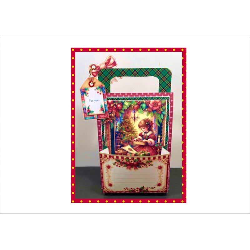 画像5: サンタさんのバッグとカードBOOK＊ジャンクジャーナル＊素材セット＊ オリジナル