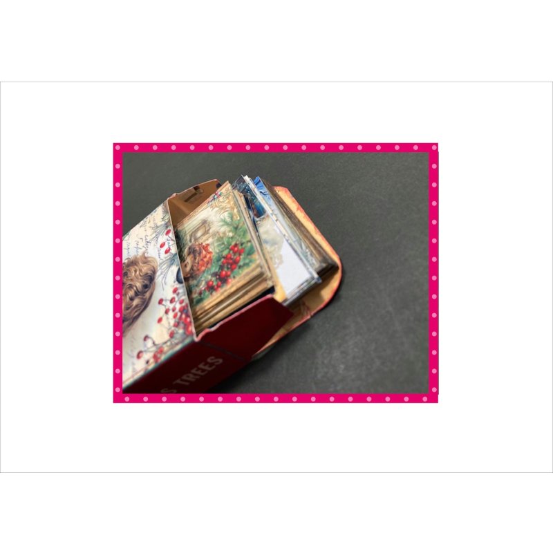 画像4: トレペ窓付きBOX入り＊ヴィクトリア風＊カードいろいろ72枚セット＊素材セット＊ オリジナル