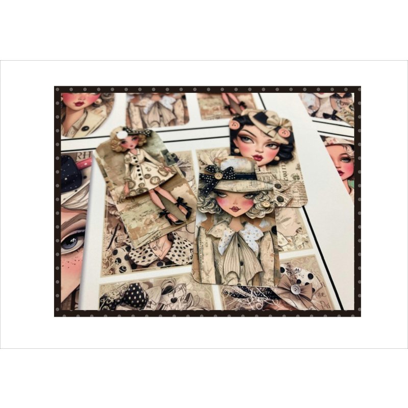 画像4: 素材セット＊ツンデレガール＊ジャンクジャーナル＊ オリジナル