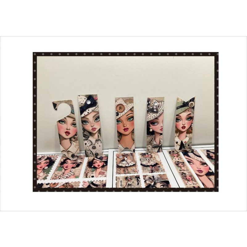 画像3: 素材セット＊ツンデレガール＊ジャンクジャーナル＊ オリジナル