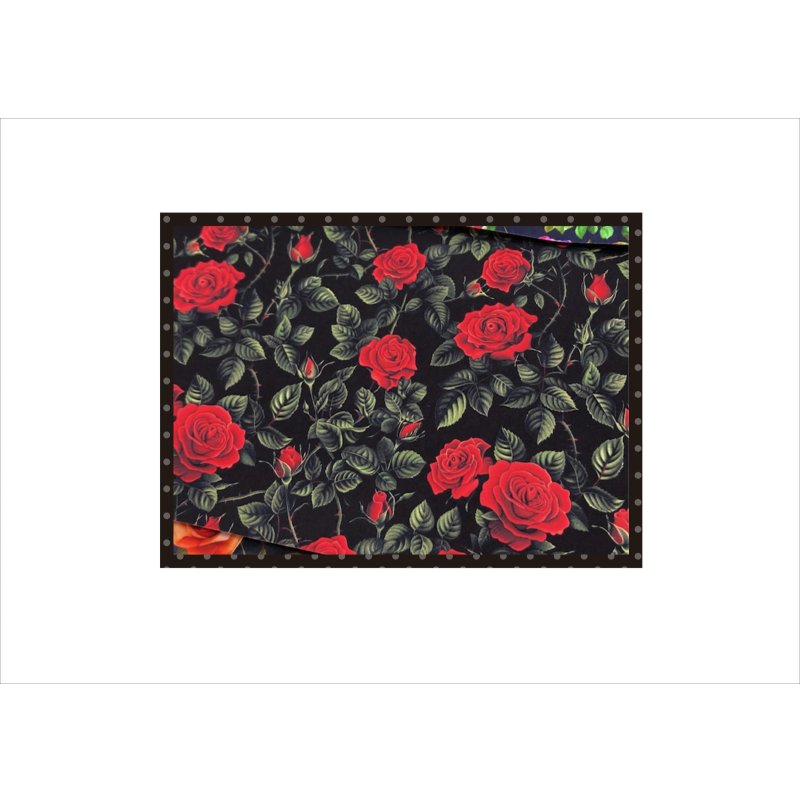 画像3: 蛍光＊カラフルローズ＊コラージュペーパー＊柄違い5枚＊オリジナル