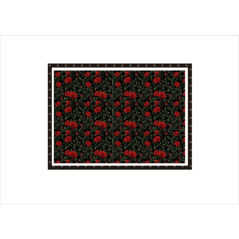 画像8: 蛍光＊カラフルローズ＊コラージュペーパー＊柄違い5枚＊オリジナル