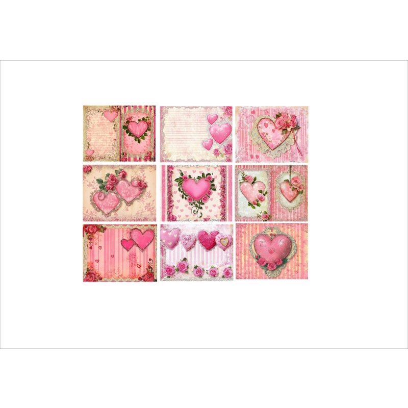 画像8: 全部柄が違う♪ハートのメモ帳＊40枚＊オリジナル