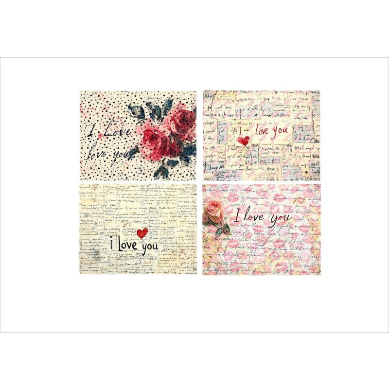 画像8: ラブレター＊LOVE＊メモ帳＊両面印刷＊32枚＊オリジナル