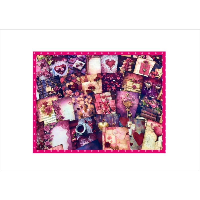 画像21: バーガンディハート＊BOX入り＊カード＊メモ＊柄違い＊50枚入り♪＊オリジナル