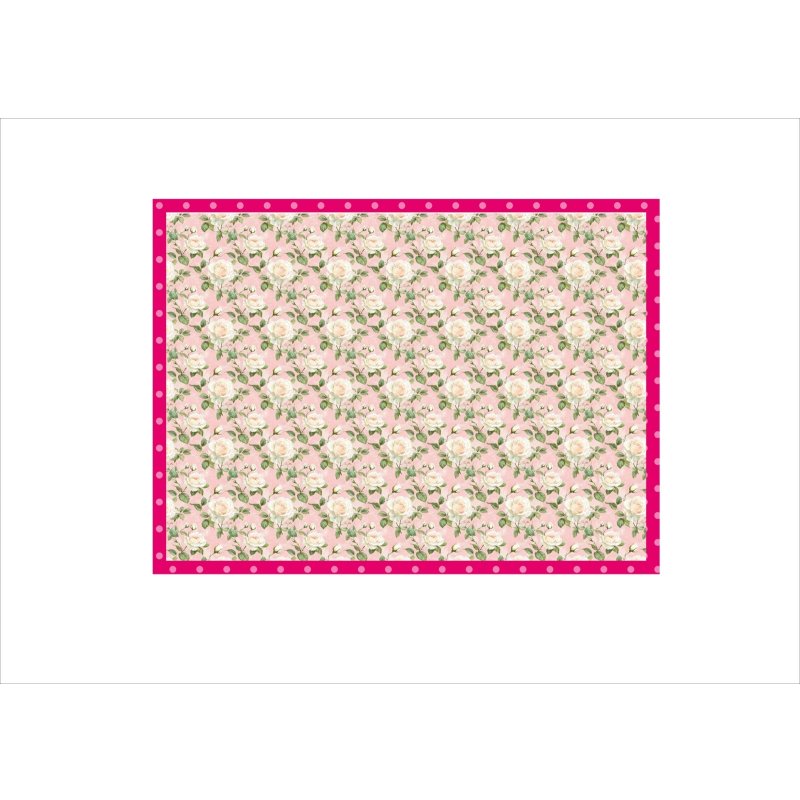 画像4: ホワイトピンクローズ＊コラージュペーパー＊柄違い5枚＊オリジナル