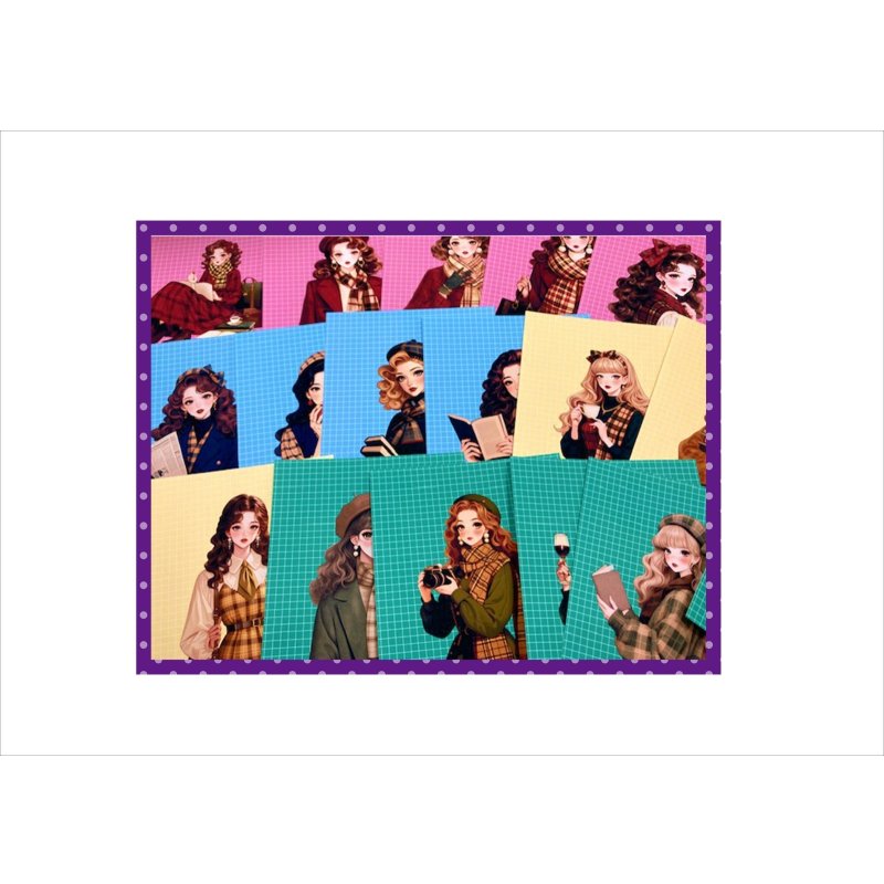 画像16: オフィスガール＊メモ帳＊両面印刷＊36枚＊オリジナル