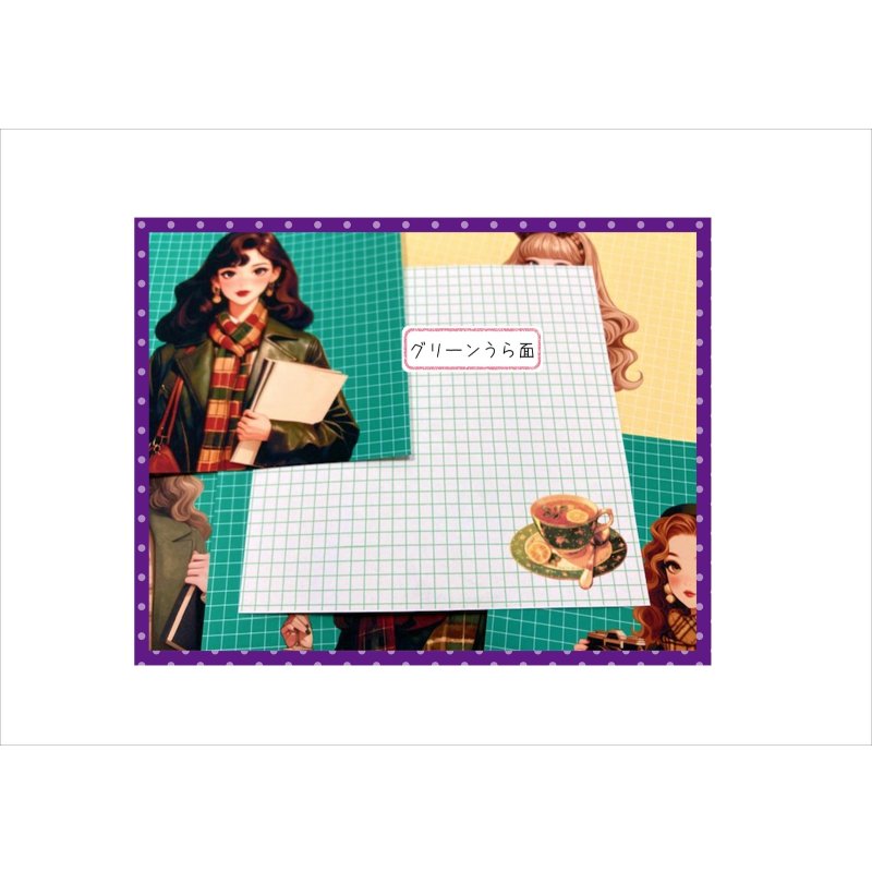 画像15: オフィスガール＊メモ帳＊両面印刷＊36枚＊オリジナル