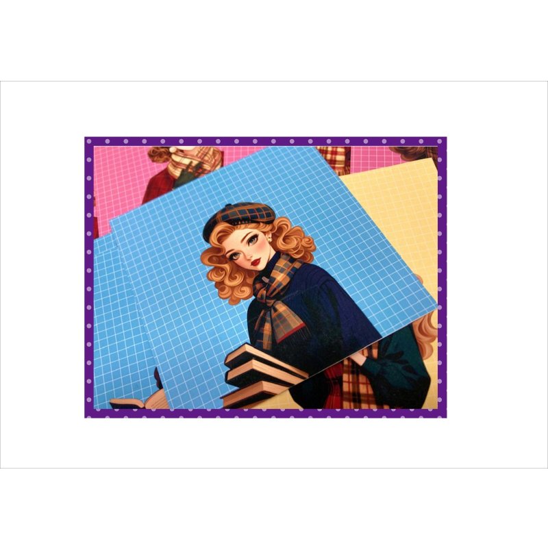 画像9: オフィスガール＊メモ帳＊両面印刷＊36枚＊オリジナル