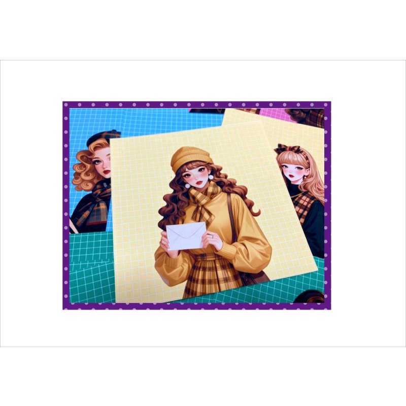 画像6: オフィスガール＊メモ帳＊両面印刷＊36枚＊オリジナル