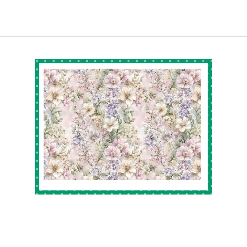 画像4: パステルフラワー＊コラージュペーパー＊柄違い5枚＊オリジナル