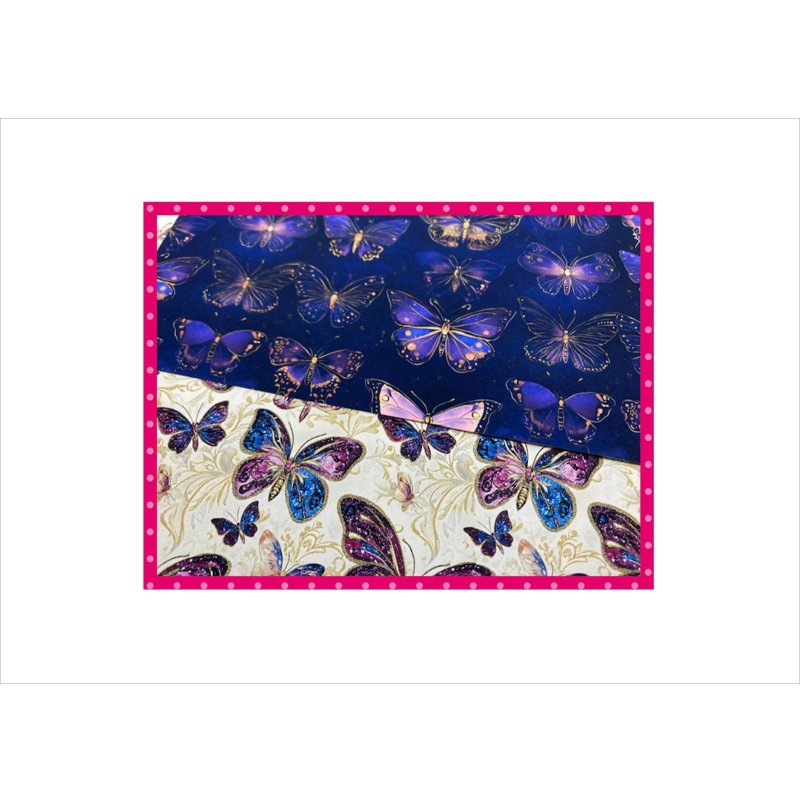 画像4: エレガントバタフライ＊コラージュペーパー＊柄違い5枚＊オリジナル