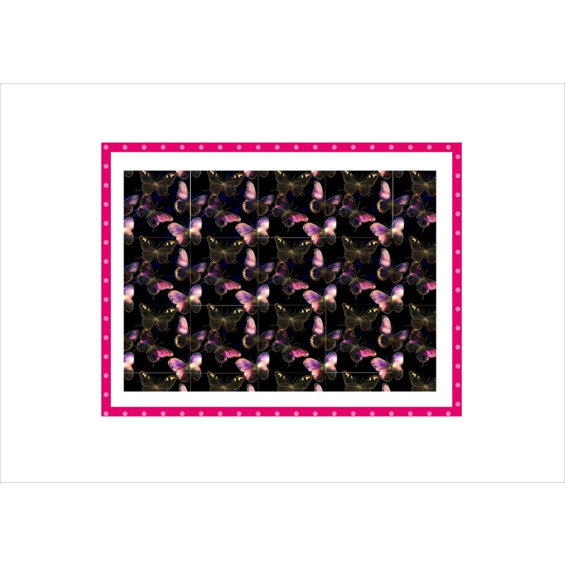 画像5: エレガントバタフライ＊コラージュペーパー＊柄違い5枚＊オリジナル