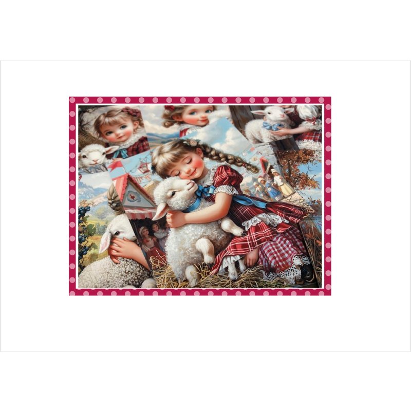 画像6: ひつじさんと仲良し＊メモ帳＊両面印刷＊柄違い29枚＊オリジナル